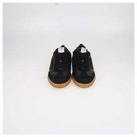 Hermès Hermes Jet Sneaker aus schwarzem Leder und Wildleder