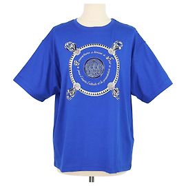 Hermès Bleu Mykonos Algodón Cubiertas y Conjuntos Maxi T-Shirt