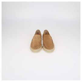 Mocassini Espadrilles Tod's in Camoscio Marrone