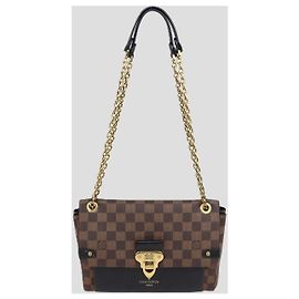 Louis Vuitton Vavin PM Tasche aus schwarzem Damier Ebene Canvas
