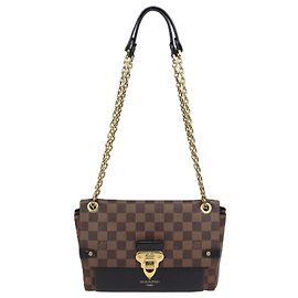 Louis Vuitton Vavin PM Tasche aus schwarzem Damier Ebene Canvas