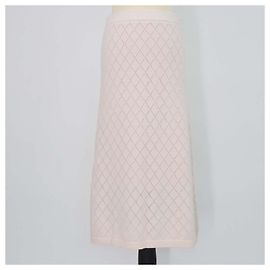 Gonna midi in maglia di lana pointelle off White Zimmermann