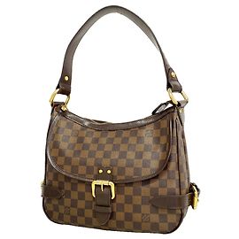 Bolso de hombro Louis Vuitton Damier Highbury
