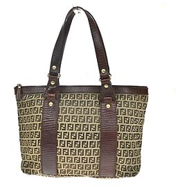 Fendi Open Zucchino Canvas Small