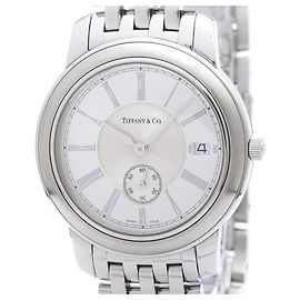 Autre Marque Orologio da uomo Tiffany Mark Round in acciaio inossidabile quartz