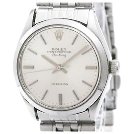 Rolex Air King 5500 Automatik-Herrenuhr aus Edelstahl