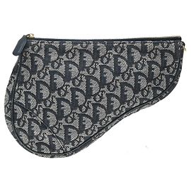Christian Dior Vintage Saddle Diorissimo Canvas Mini