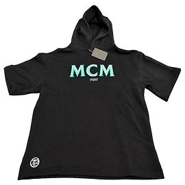 MCM x Snipes Hoodie Black with Rhinestones