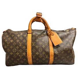 Louis Vuitton Keepall 50 Mala de Viagem Monogram Canvas
