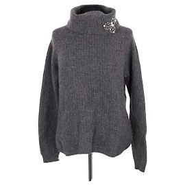 Max & Moi Grey Cashmere Sweater M