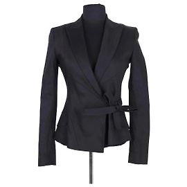 Blazer de algodón negro Dolce & Gabbana