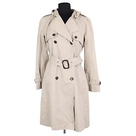 Gabardina beige de algodón Dolce & Gabbana