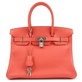 Hermès Hermes Birkin Pink Togo com Palladium Hardware 30