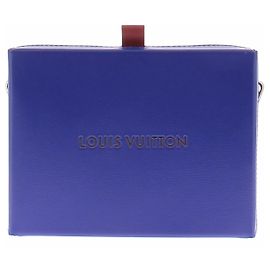 Louis Vuitton Shoppher Clutch blau
