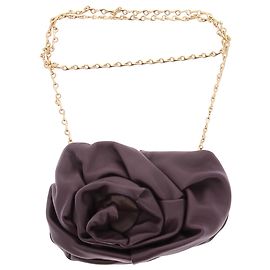 Burberry Lila Lederhandtasche mit Kettenriemen