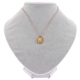 Goossens Collar dorado con círculo