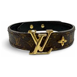 Louis Vuitton Monogram Leder-Charm-Armband