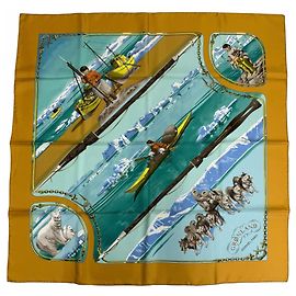 Hermès Hermes Carre 90 Groenland Seidentuch