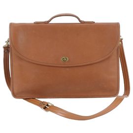 Sac à main 2-Way Shoulder Bag Tote Coach Old Turnlock 5265 en cuir