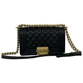 Bolsa de Ombro Chanel Boy Coco Mark