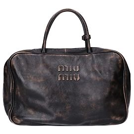 Borsa Miu Miu Beau in pelle nappa stile vintage