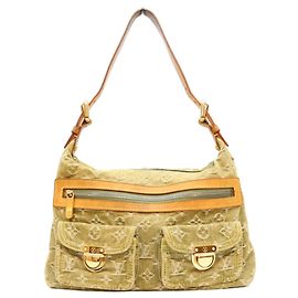 Louis Vuitton Monogram Denim Schultertasche