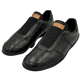 Chaussures de conduite Louis Vuitton en cuir noir
