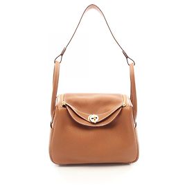 Hermès Bolso de hombro Hermes Lindy 26 Gold