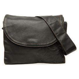 Bolso de hombro Loewe Anagram en piel negra
