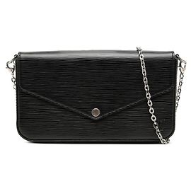 Louis Vuitton Epi Pochette Felicie Geldbörse Schultertasche mit Kette