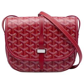 Goyard Red Goyardine Belvedere II PM
