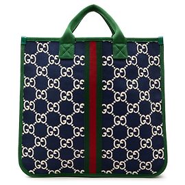 Gucci GG Nylon Web Tote für Kinder in Blau