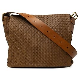 Borsa a tracolla Bottega Veneta in pelle marrone