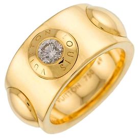 Anel Louis Vuitton Grand Bague Empreinte Diamond Ring