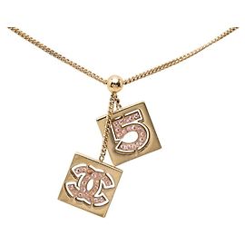 Chanel Coco Mark No. 5 Platten-Kettenhalskette