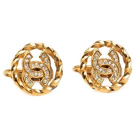 Pendientes Chanel Coco Mark Round Twist Design