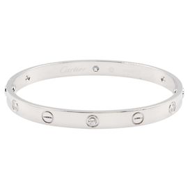 Esclava Cartier Love en oro blanco de 18K