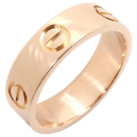 Anillo Cartier Love en oro rosa 18K