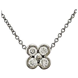 Autre Marque Collar Tiffany & Co. de platino con engaste de bisel