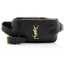 Autre Marque Borsa cintura classica Saint Laurent in pelle di vitello Monogram Cassandre