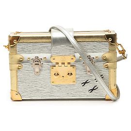 Bolso bandolera Louis Vuitton Metallic Epi Petite Malle