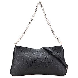 Gucci GG Emblem Medium Chain Handtasche
