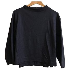 Autre Marque Top in lana Kumikyoku blu navy