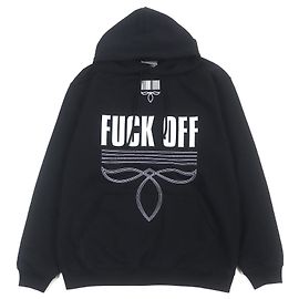 Autre Marque VTMNTS FUCK OFF Kapuzenpullover aus Baumwolle