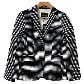 Autre Marque Casaco ajustado xadrez Banana Republic