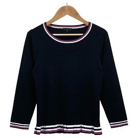 Autre Marque TO BE CHIC Pullover en maille à manches longues