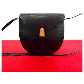 Borsa a tracolla in lucertola Yves Saint Laurent