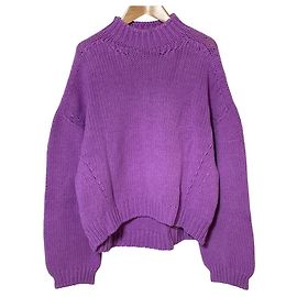 Autre Marque LE CIEL BLEU Low Gauge Knit Sweater