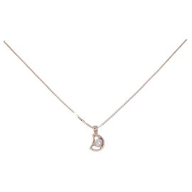 Autre Marque Collana K10 Pink Gold Diamante