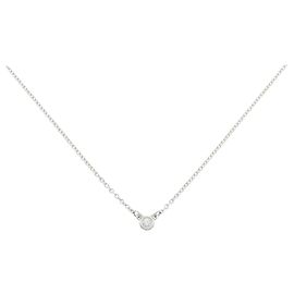 Tiffany & Co. By the Yard Halskette aus 925 Silber und Diamant